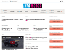 Tablet Screenshot of infomotor.es
